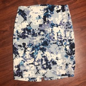 Floral Pencil Skirt